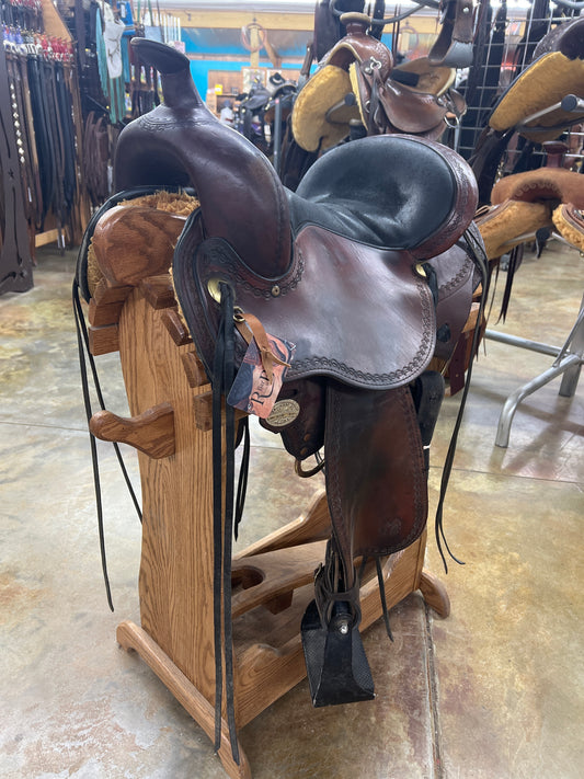 Used Circle Y Trail Gator Saddle, 14" Seat