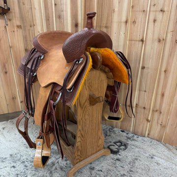 R Bar B Workhorse Ranch Cutter, 15.5" Seat