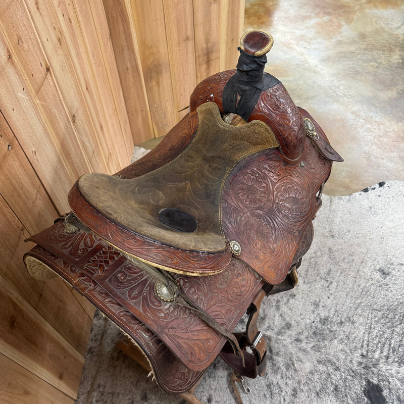 Used Roper Saddle, 15.5" Seat