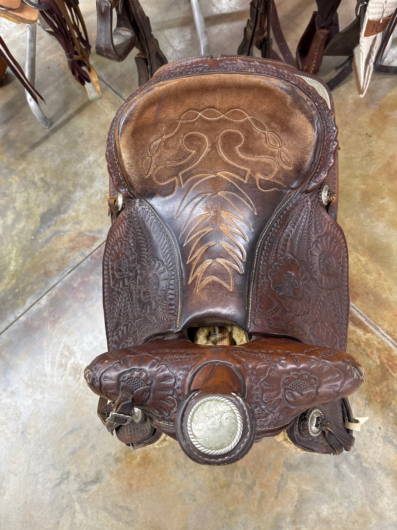 Used Moss Saddlery Pleasure Saddle, 16.5"