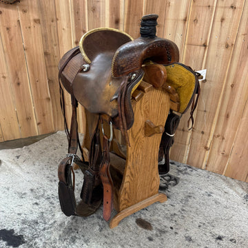 Used Morgans Saddlery 2S Ranch Saddle, 14.5" Seat