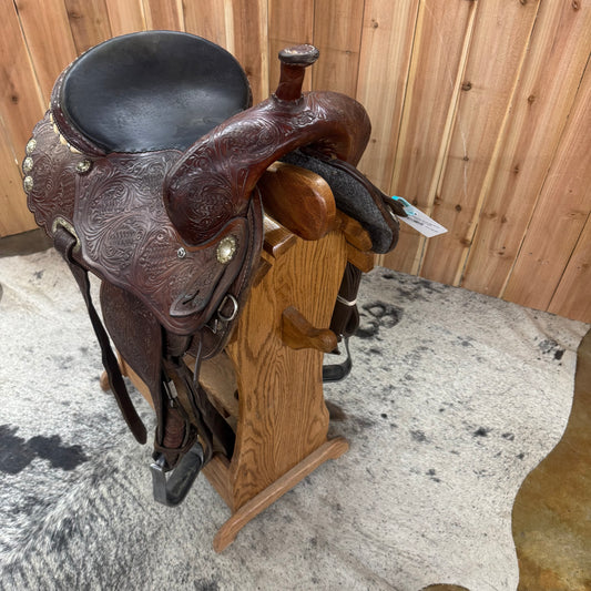 Used Marlene Mcrae Flex Barrel Saddle, 14.5" Seat