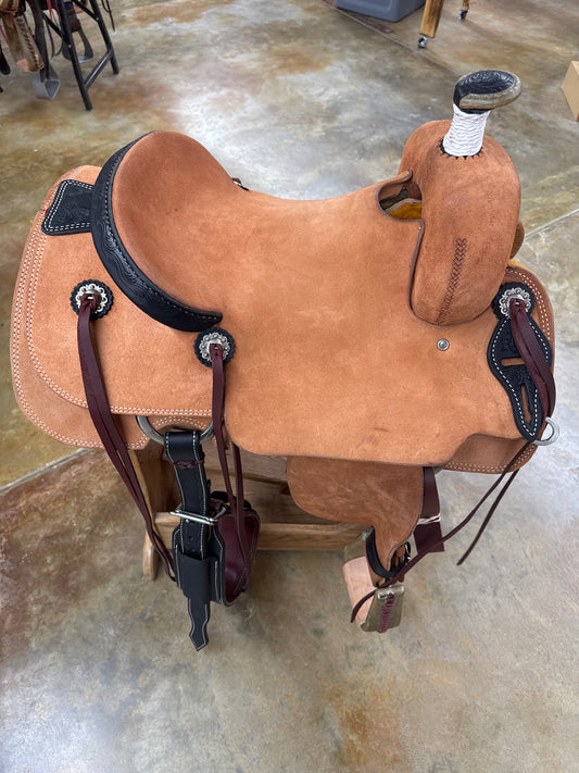 R Bar B Summit Series Roper Saddle, 14.75" Seat