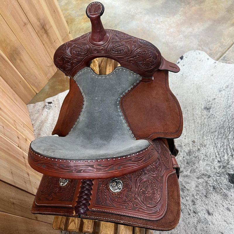 Circle Y Team Camarillo Speedster Barrel Saddle, 12.5" Seat (Demo)