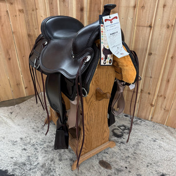 Circle Y Topeka Flex2 Trail Saddle, 17" Seat