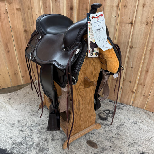 Circle Y Topeka Flex2 Trail Saddle, 17" Seat