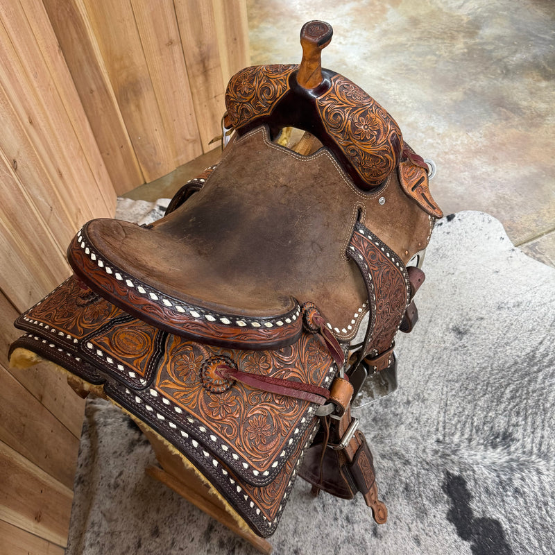 Used Laredo Seat Rig Ranch Cutter, 15.5" Seat