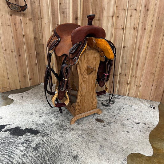 Slaton Hybrid Trainer Saddle, 16" Seat