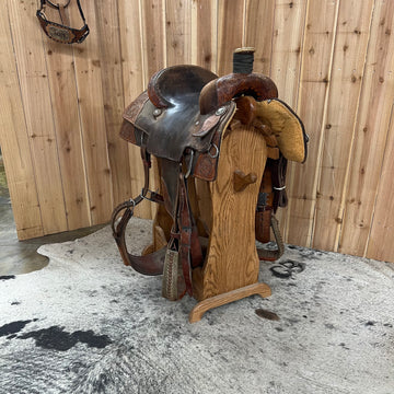 Used R Bar B Roper Saddle, 15" Seat
