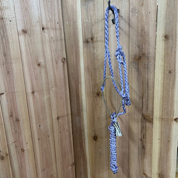 J-A Braids Mule Tape Halter- Lavender