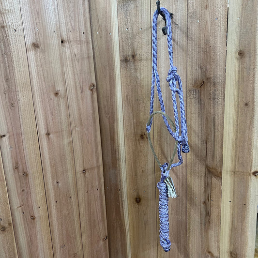 J-A Braids Mule Tape Halter- Lavender