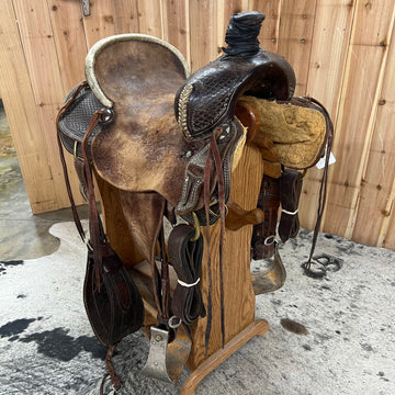 Used Heart of Texas Elite Ranch Saddle, 15.5" Seat