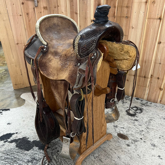 Used Heart of Texas Elite Ranch Saddle, 15.5" Seat