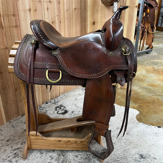 Used Circle Y Flex Lite Trail Saddle, 15.5" Seat