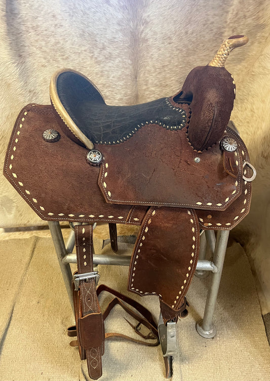 Yocham Barrel Saddle, 14.5"