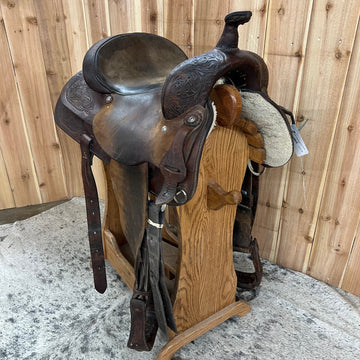 Used Circle Y Pleasure/Trail Saddle, 15.5" Seat
