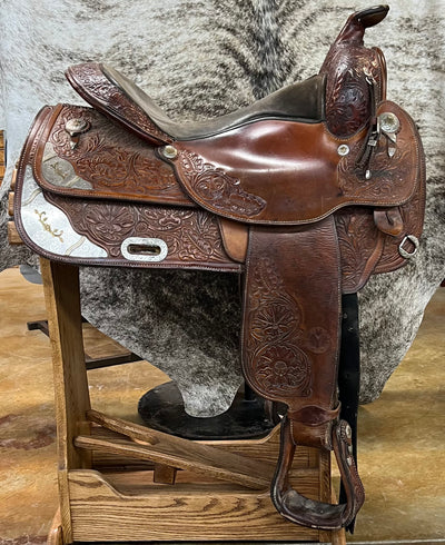 Used Circle Y show saddle, 16"