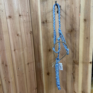 J-A Braids Mule Tape Halter- Blue