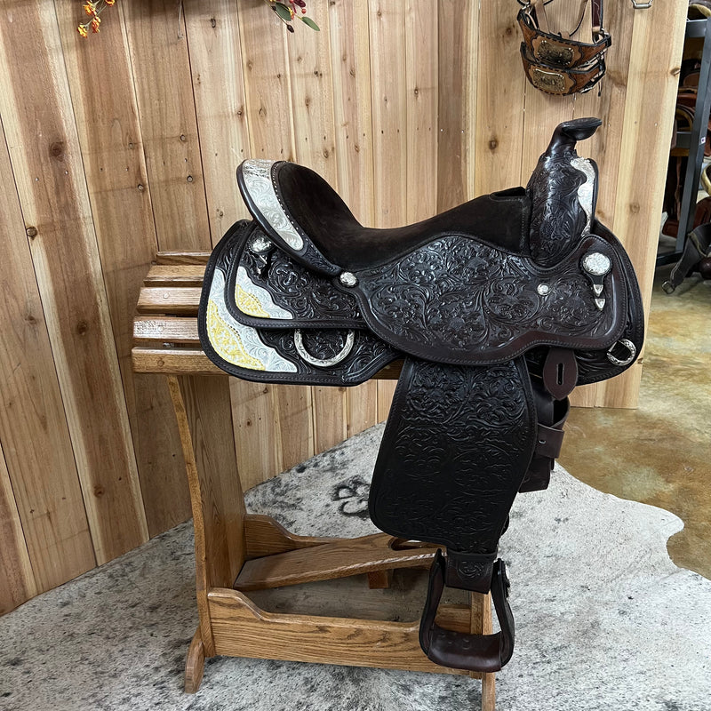 Circle Y Arabian Show Saddle, 15.5" Seat (Demo)