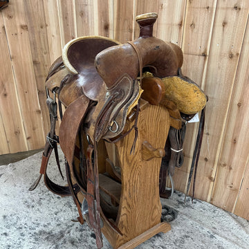 Used Santa Fe Seat Rig Rancher, 14.5" Seat