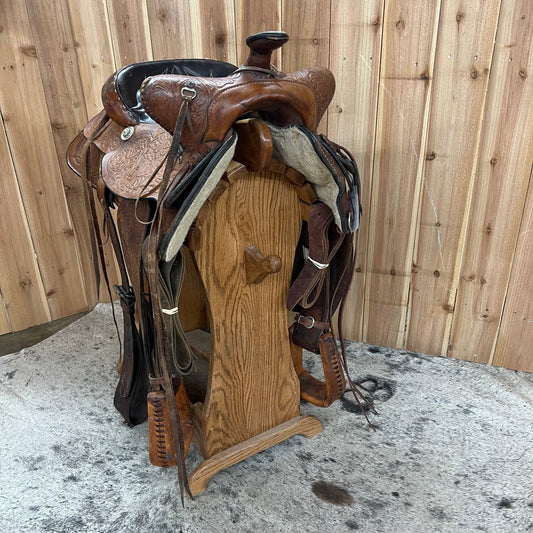 Used Red Ranger Pleasure Saddle, 16" Seat