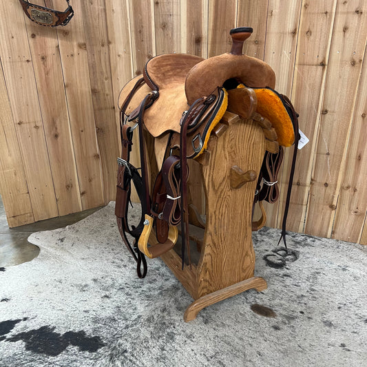 Slaton Hybrid Trainer Saddle, 14.5" Seat