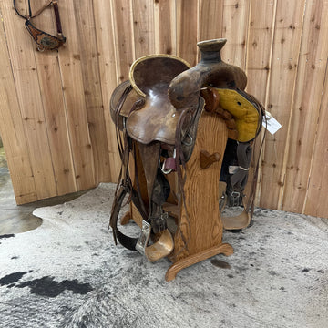 Used North Fork Saddlery Ranch Saddle, 15.5" Seat