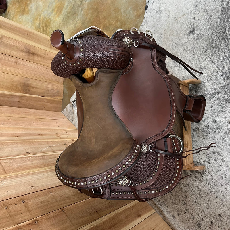 Circle Y Reno Flex2 Trail Saddle, 16" Seat (Demo)