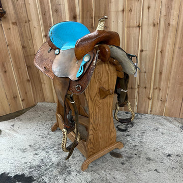 Used Saddle King Barrel Saddle, 15" Seat