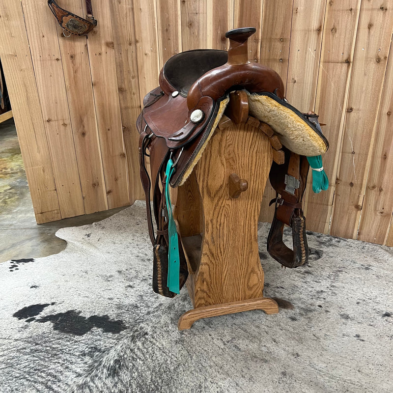 Used American Saddlery Roper Saddle, 15.5" Seat
