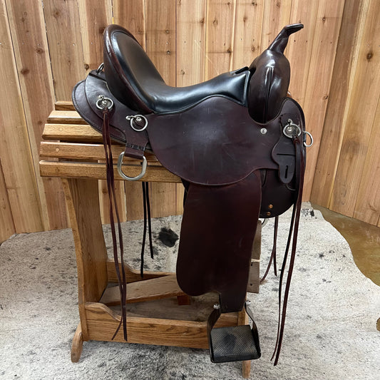 Used Circle Y High Horse Trail Saddle, 15" Seat