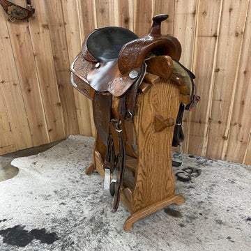 Used Circle Y Show Saddle, 14.5" Seat