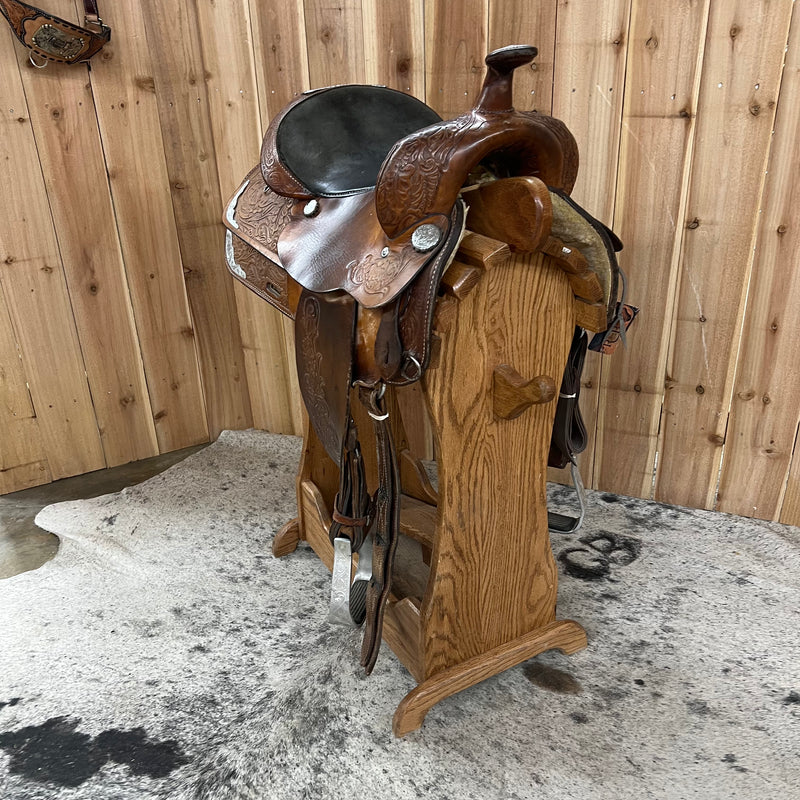 Used Circle Y Show Saddle, 14.5" Seat