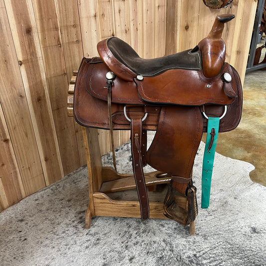 Used American Saddlery Roper Saddle, 15.5" Seat