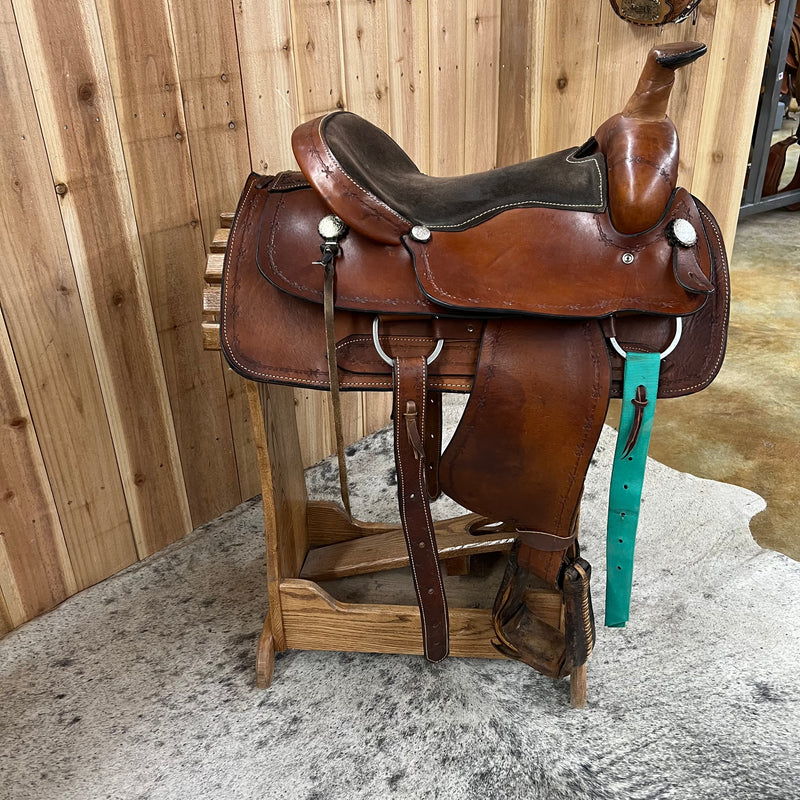 Used American Saddlery Roper Saddle, 15.5" Seat