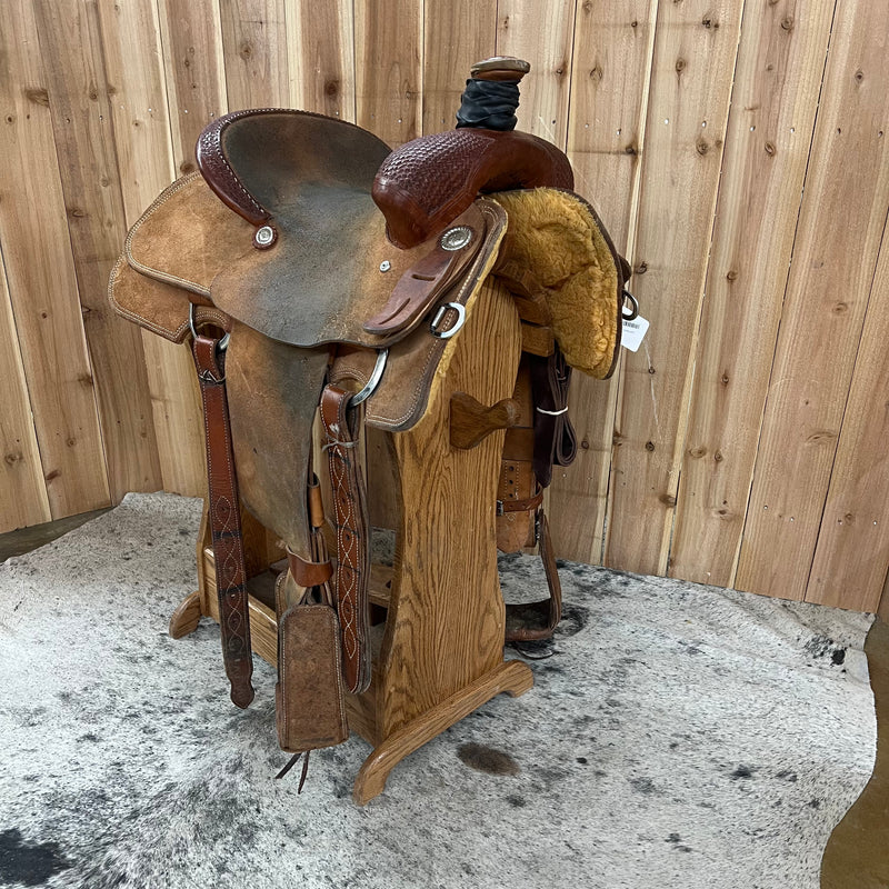 Used Ranch Saddle, 14" Seat