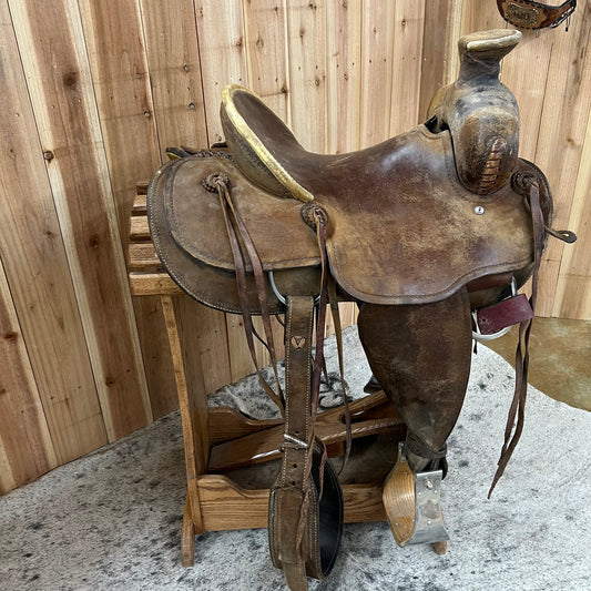 Used North Fork Saddlery Ranch Saddle, 15.5" Seat
