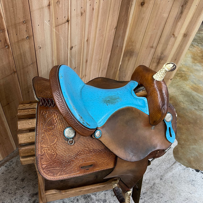 Used Saddle King Barrel Saddle, 15" Seat