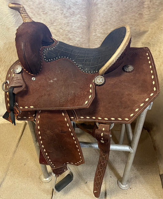 Yocham Barrel Saddle, 14.5"