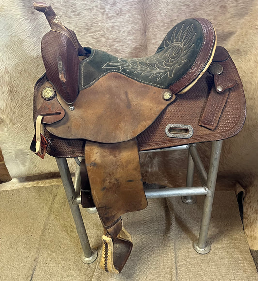 Used Circle Y Martha Josie Barrel Saddle, 14.5"