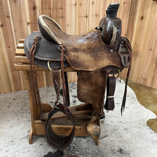 Used Heart of Texas Elite Ranch Saddle, 15.5" Seat