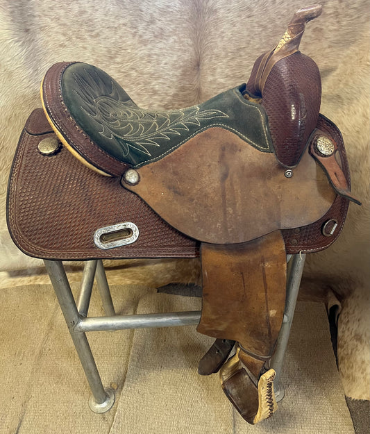 Used Circle Y Martha Josie Barrel Saddle, 14.5"