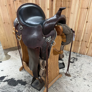 Used Circle Y High Horse Trail Saddle, 15" Seat