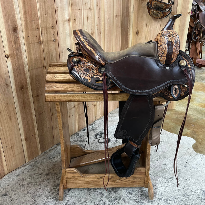 Circle Y Sunflower Flex2 Trail Saddle, 16" Seat (Demo)