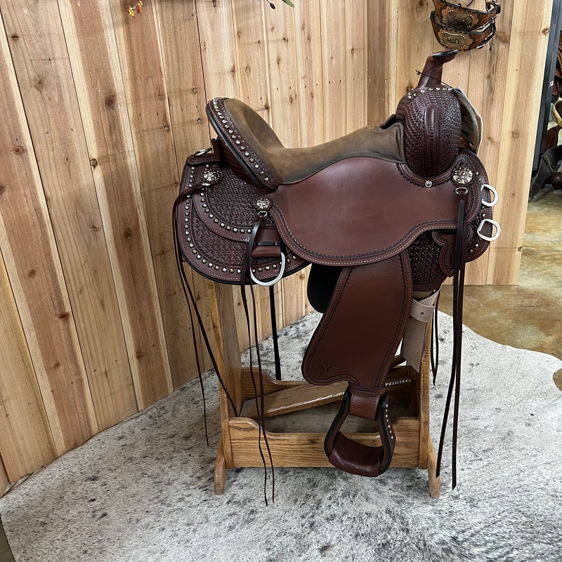 Circle Y Reno Flex2 Trail Saddle, 16" Seat (Demo)