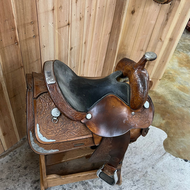 Used Circle Y Show Saddle, 14.5" Seat