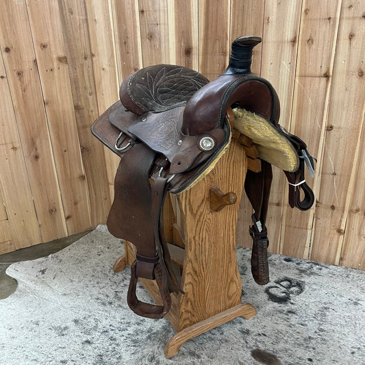 Used Pleasure/Trail Saddle, 14" Seat