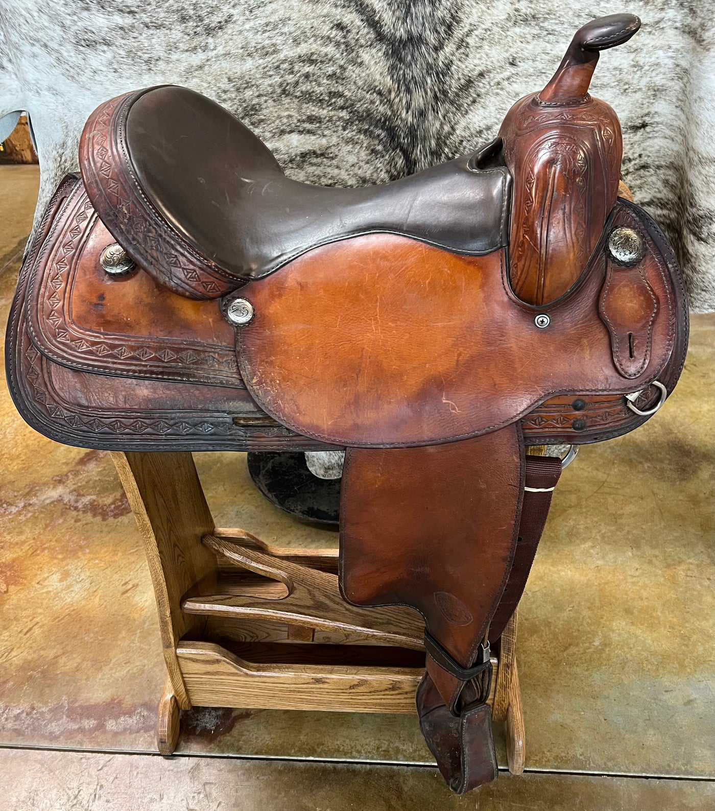 Used Tex Tan Pleasure/Trail, 15.5"