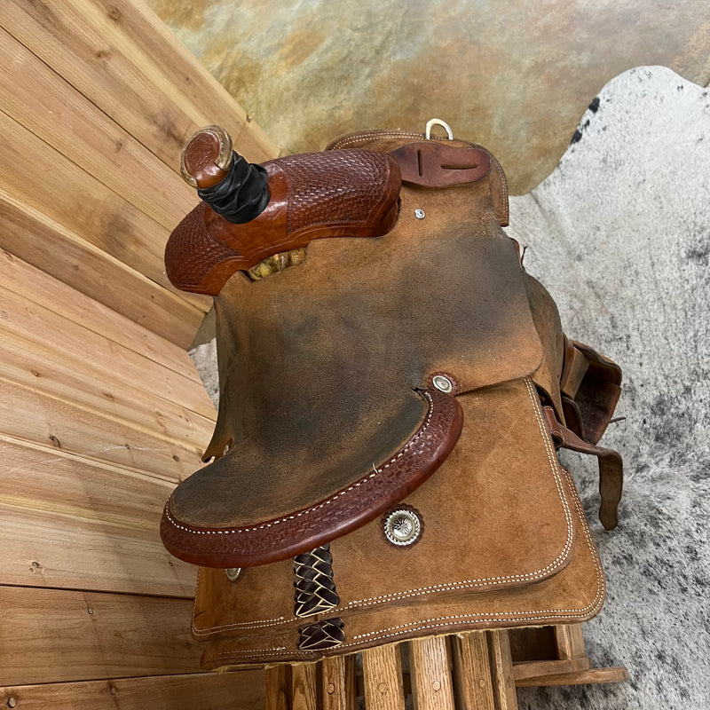 Used Ranch Saddle, 14" Seat