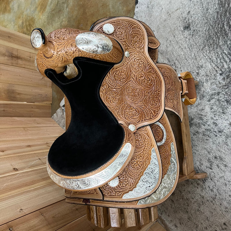 Circle Y Del Ray Premium Show Saddle, 14.5" Seat